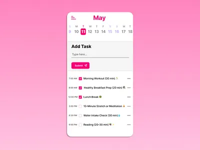 Day 042 : To-Do List or Manager dailyui