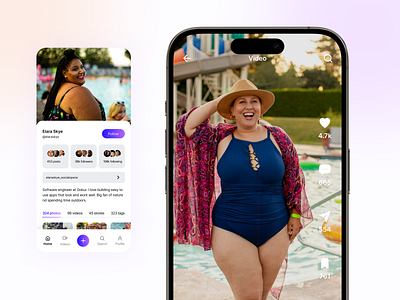 Social Media App - Mobile Design app app design branding design design inspiration figma social media ui ui inspiration