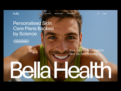 Bella - Skin Care Cosmetic Website cosmetic cosmetic landing page cosmetic website ecommerce hair care header healthcare healthcare website landing page landing page design shopify shopify website skin care skin care product skin care website telecommunication telehealth website telehelath website design weight loss