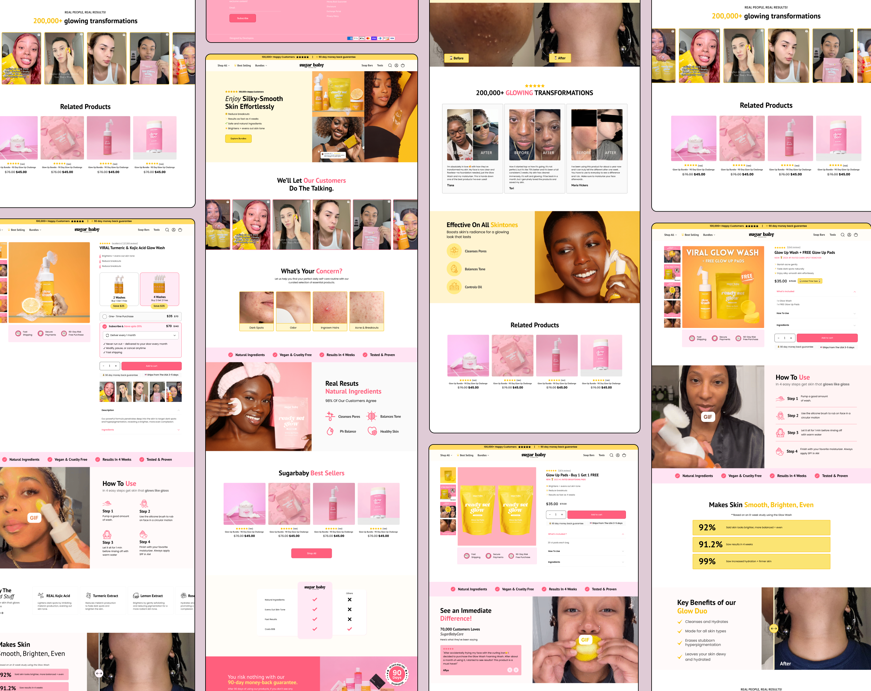 Example of Custom Shopify Website Design