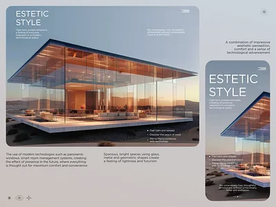 Estetic Style animation branding calmenvironment cleandesign futureliving graphic design luxurytech minimaliststyle moderndesign motion graphics relaxationspace simpleluxury smartrooms techretreat