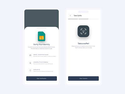 KYC Verification UI account appdesign cleandesign design finance green identity kyc kyc verification minimalistic scan selfie sim simple ui uidesign uiux ux uxdesign verification