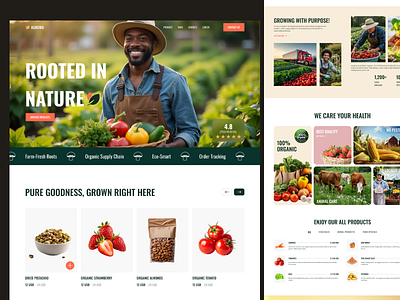 Agrowa; Farming Landing page design agriculture website agritech agritech website best farming website ecommerce landing page farm farmer landing page design farmer website farming landing page design farming web design farming website food ecommerce landing page design landing page design for farming web design
