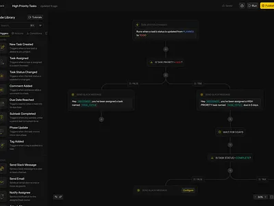 Workflow Builder animation app design dashboard design designer figma freelance illustration product design prototype saas ui uiux uiux design user experience user interface ux uxui web design website design