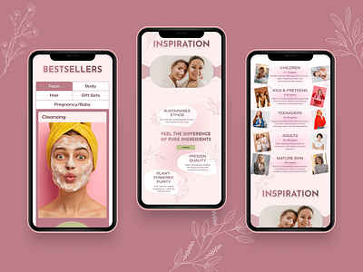 ZELENA — E-commerce for Clean Beauty adaptive cosmetics design e commerce figma mobile web design