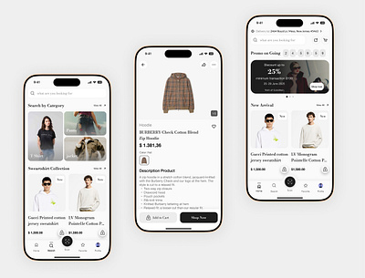 LuxCloth. - Clothes App clothes app clothes app design figma mobile app mobile app design ui ui design ui designer uiux uiux dersiggn uiux designer ux ux design ux designer