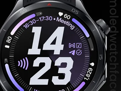 Boost Watch Face amoled watch faces amoledwatchfaces android wear app design galaxy watch oneplus watch 3 pixel watch ui watch face wear os