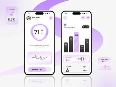 Healthy Habits Tracker – Fitness App UI Design activity tracker app design clean ui fitness app fitness app case study fitness app ui fitness application fitness tracker fitness tracker app habit tracker habit tracker app healthy app healthy habits minimal design minimalist ui mobile app mobile app design mobile app ui ux ui design wellness tracker