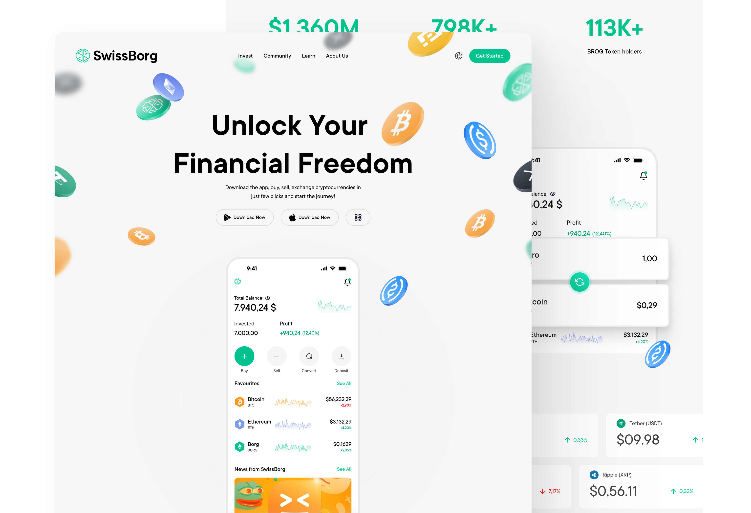 Example of Landing Page Design &  Development