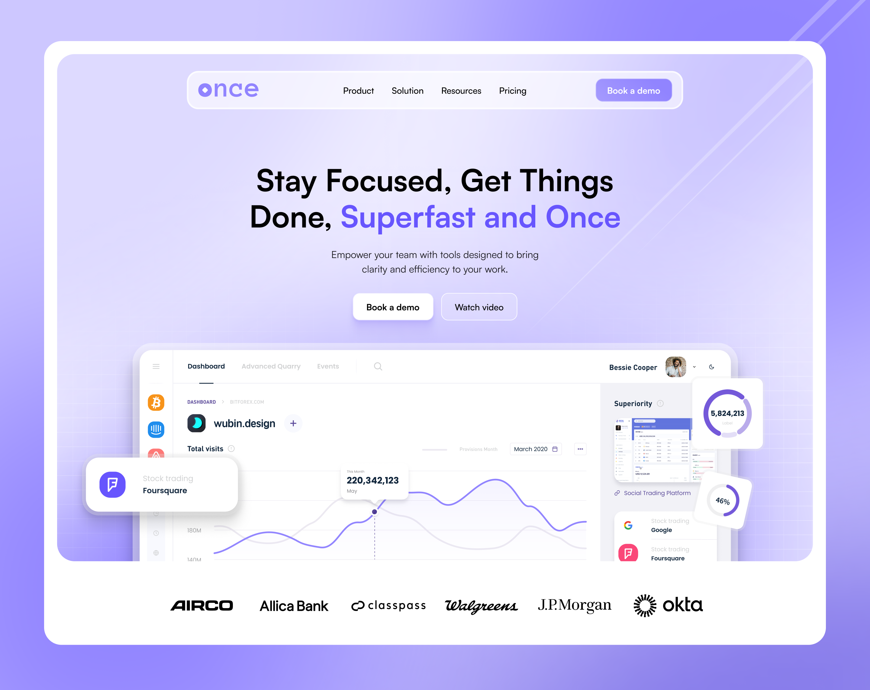 Example of Landing Page Design &  Development