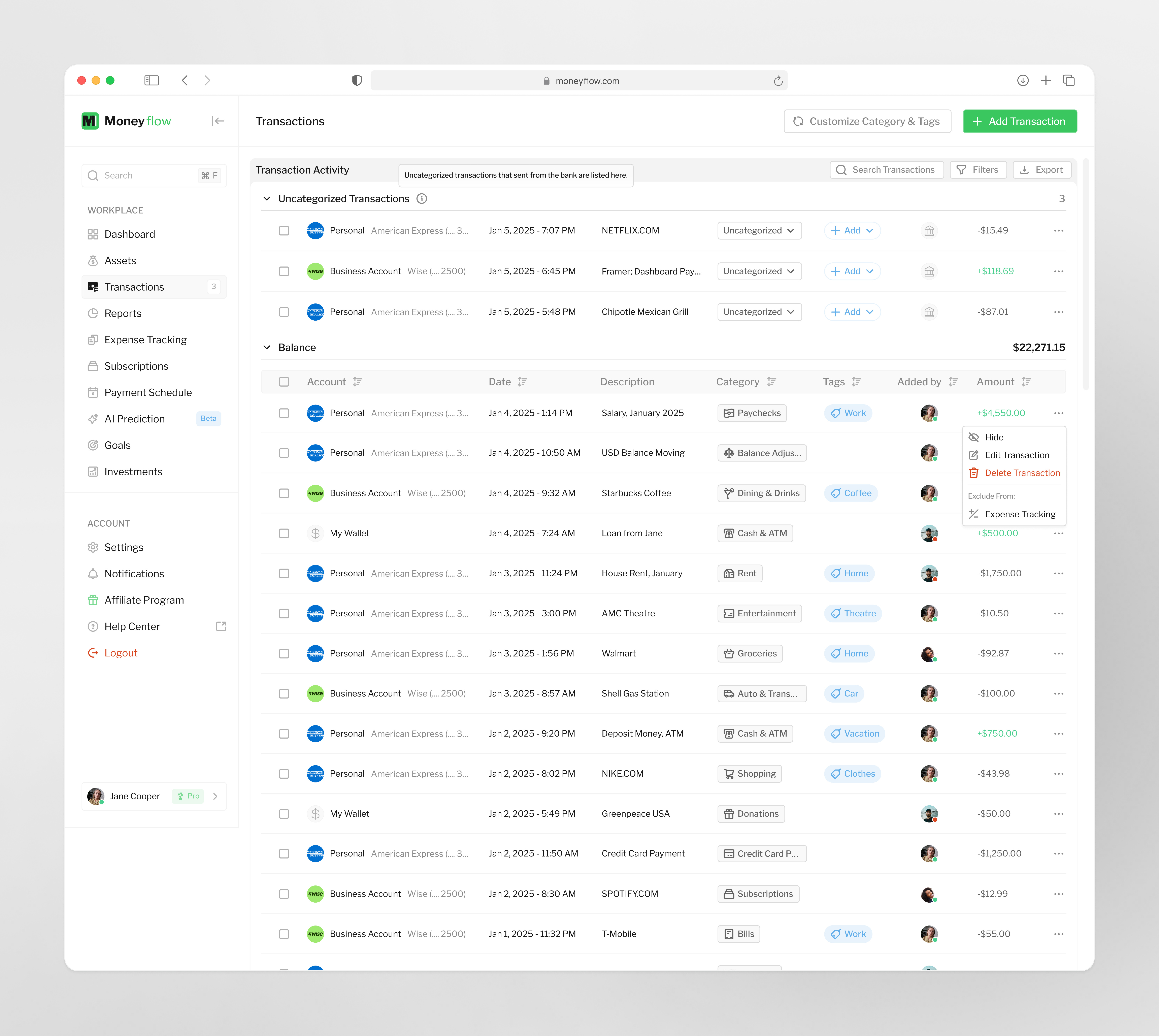 Personal Finance Management Platform, Dashboard, Transactions assets dashboard earning expense finance ui finance ux fintech investing investment landing page mobile app money payment portfolio report ui ui design ux ux case study ux design