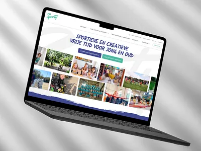 Sporty belgium branding brussels graphic design kids responsive school sport ui