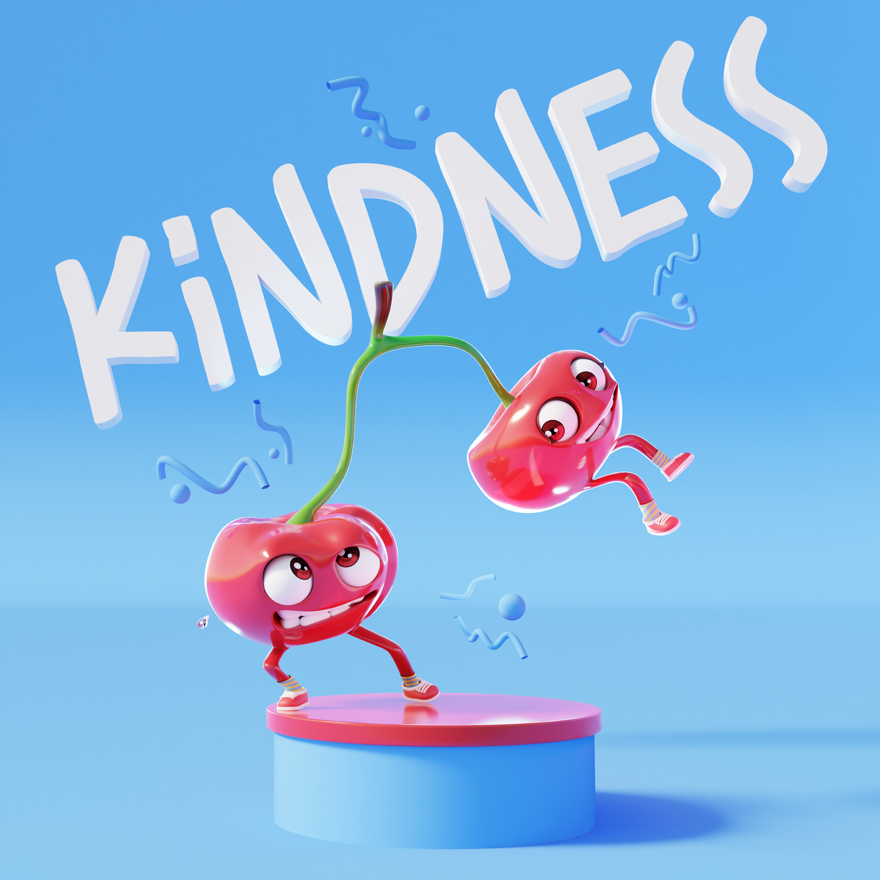 Kindness/Fruits of the Spirit 3d animation beutiful bible branding cartoon character design childrensbook design fruits funny gamedesign illustration