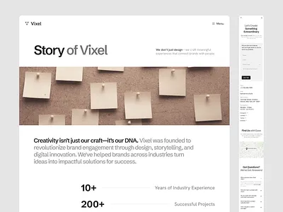Vixel About & Contact Page – Creative Agency Website UI Figma about page ui agency website clean ui kit contact page ui creative agency ui creative web design desktop and mobile figma template figma ui mobile first ui modern web lay out responsive design ui for agency ui inspiration ui showcase ui trends uxui design web design inspo