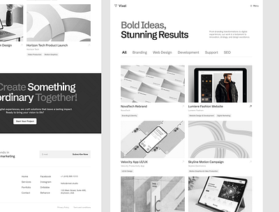 Vixel – Creative Agency Website UI Figma Template agency web design case study showcase creative ux figma project page figma template figma ui mobile friendly design modern agency ui portfolio highlight project details section project layout ui project story responsive ui kit ui inspiration ui showcase ui trends uxui design web ui template