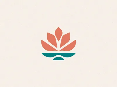 Water Flower Logo | Water Hyacinth abstract logo flower logo hyacinth minimal flower logo water water flower water hyacinth wave