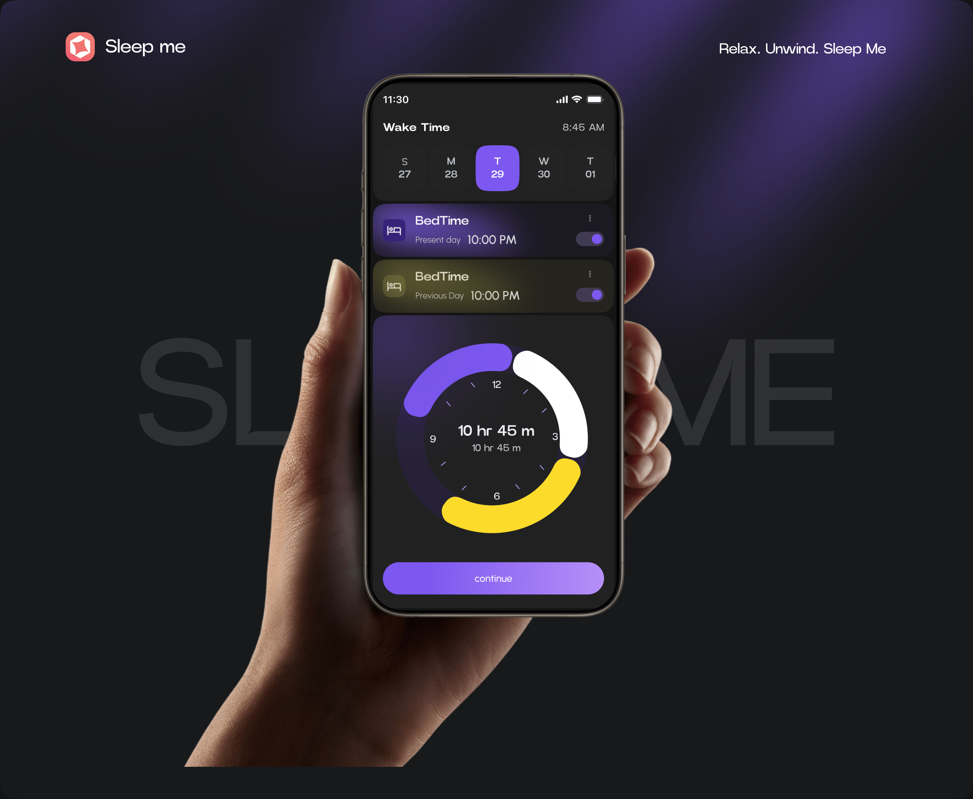 Sleep Tracker Mobile app: UI UX Redesign android app concept bedtime calm health app ios iphone minimal design mobile app mobile app design mobile app mockup mobile app ui mobile app ui design sleep app sleep tracker sleeping smart alarm ui design ux design wellness app