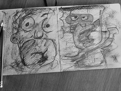 ?! character drawing illustration sketch