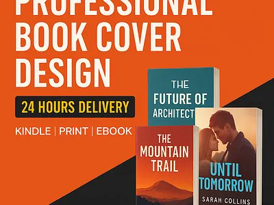 Fast & Professional Book Cover Design – Ready to Print in 24 Hrs book cover branding cover design creative cover ebook cover graphic design illustration layout design print design publishing design