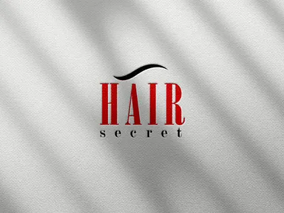 "Hair Secret" – Stylish Hair Brand Logo Design beauty brand identity brand identity branding design dribbble portfolio freelance logo designer graphic graphic design hair logo logo logo design luxury logo vector