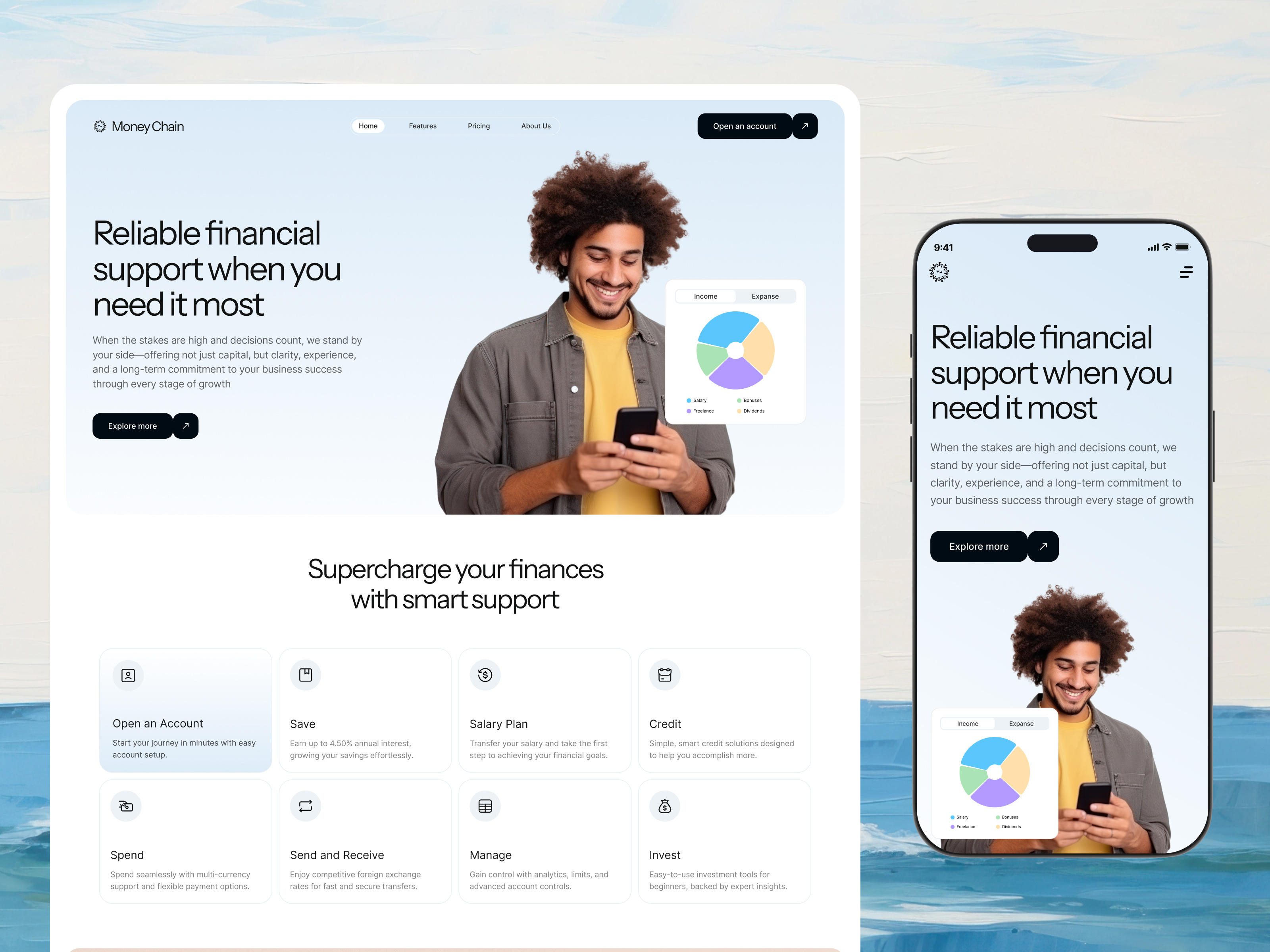Example of Landing Page Design
