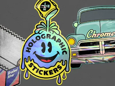 Tec Color Craft | Sample Sticker Pack bradford design brand design branding brushed silver stickers holographic stickers icon design icons illustration logo design sticker sticker design sticker logos sticker pack sticker packs sticker samples type design typography