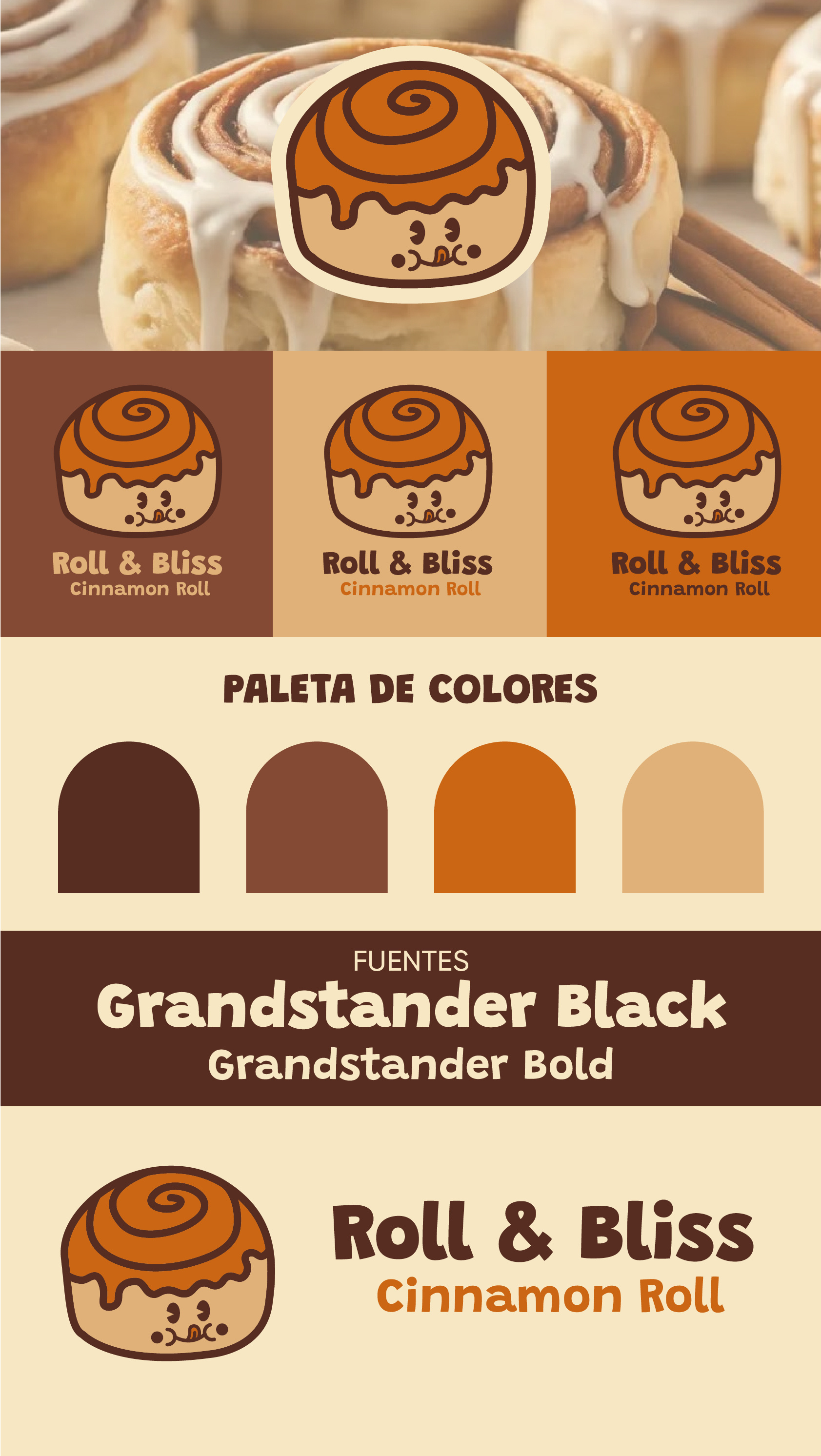 Logo: Cinnamon Roll branding design graphic design illustration logo vector