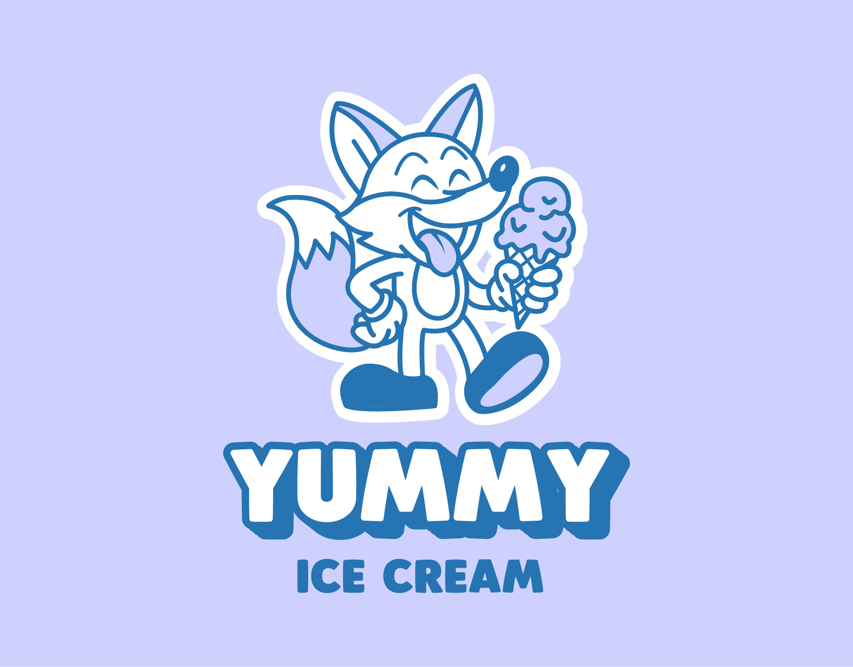 Logo: Ice Cream branding graphic design illustration logo vector