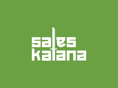 Sales Katana Logo banner brand brand design brand identity branding design dribbble graphic design identity design illustration japan katana logo logo design logotype mark samurai symbol visual identity wordmark