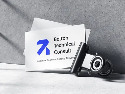Bolton Technical Consult | Logo Design blue branding consulting graphic desgin inspiration logo logo design