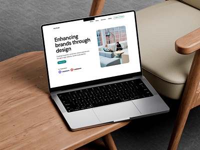 Elevate Your Brand — Agency Landing Page UI agencywebsite creativeagency designinsiretion digitalagency figma homepage landingpage minimal ui uidesign ux uxdesign webdesign webui