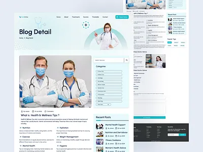 Doctor Blog Details Page Design blogdesign bloglayout blogui cleandesign creativewebdesign designinspiration digitaldesign moderndesign uidesign uxdesign uxuidesign visualdesign webdesign webdesigner webdesigninspiration websitedesign