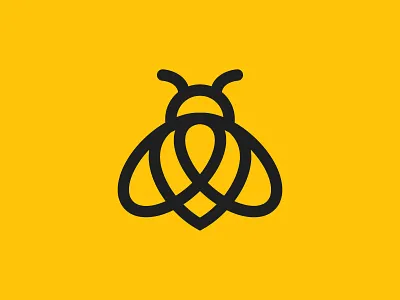 Bee Logo Design bee bee logo brand brand identity branding business logo creative logo honey icon logo logo design logo designer logo mark logodesign logos logotype minimal logo minimalist logo modern logo symbol
