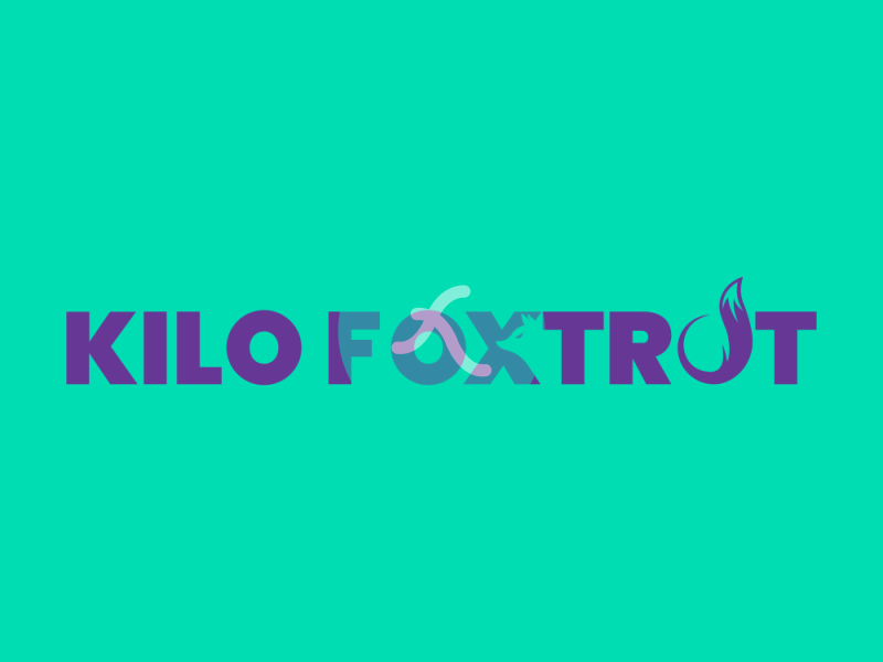 Foxtrot logo Lottie JSON animation animated animation apps custom json kilo foxtrot logo lottie lottiefilestore motiongraphics preloader tinymotion webpage