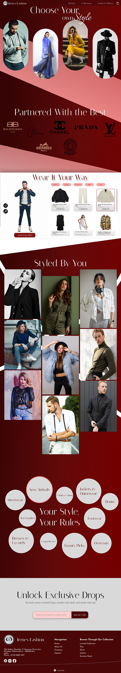 Fashion UI Design branding design fashion ui fashion website fashion website design fashion website ui graphic design ui web design website design