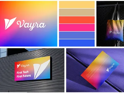 V letter brand identity branding color design gradient gradient logo graphic design illustration logo logo design minimal modern symbol v letter v logo presentation vayra vector