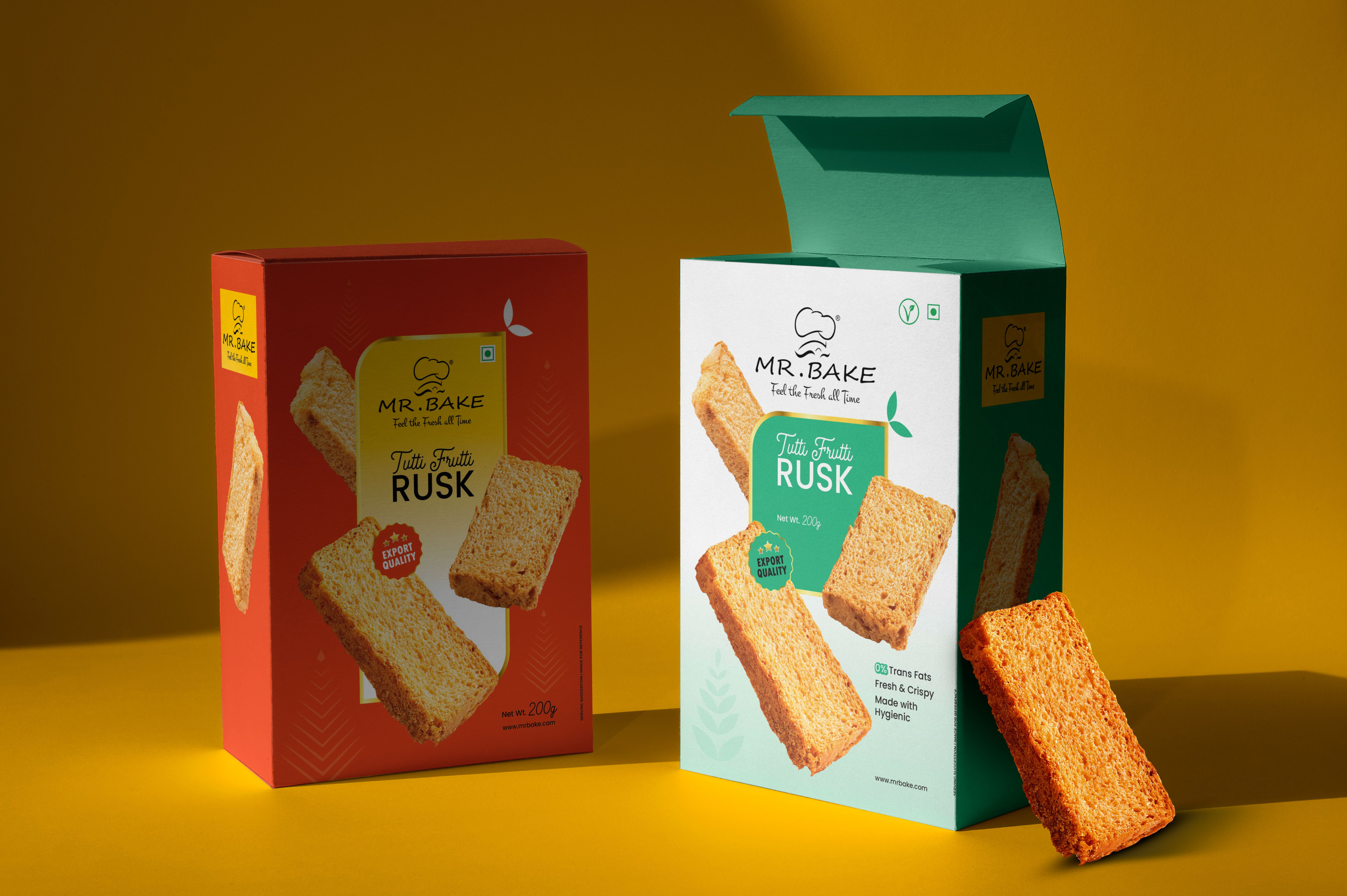 MR. Bake rusk packaging Design branding design design logo graphic design logo motion graphics ui