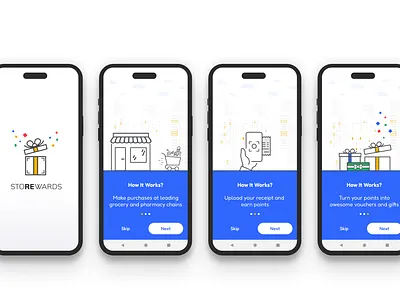 Storewards – Reward App UI/UX Design