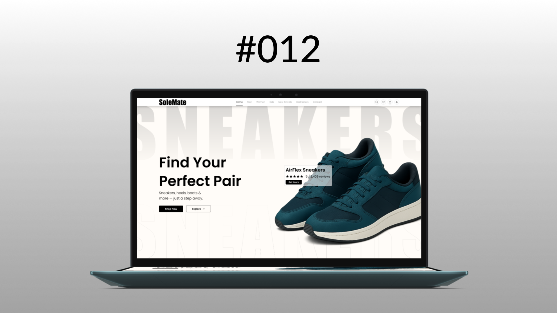 E-Commerce Shop #DailyUI #012 #KinWebb branding design e commerce frontend homepage kinwebb minimalist shop ui web design