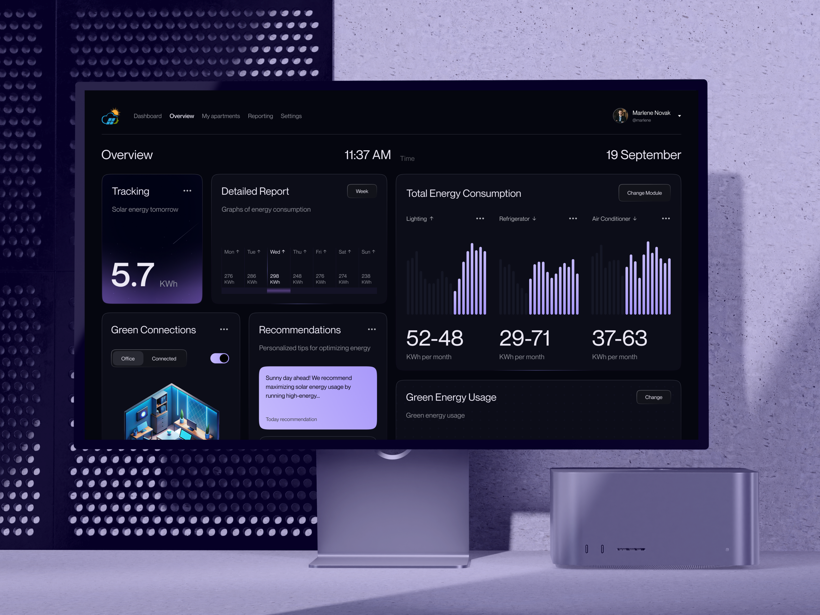 Solar Energy Dashboard – UI/UX Design green energy product renewable energy responsive design saas shasanko creations smart energy ui solar solar electricity solar energy solar energy dashboard solar energy management solar energy monitoring solar energy tracking solar power solar system startup ui ux design web app web design