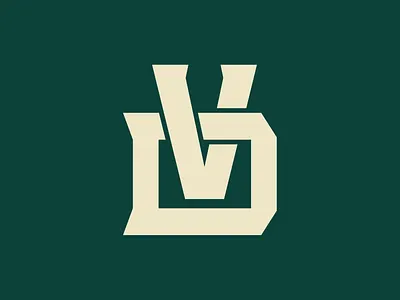 D + V Monogram branding design graphic design illustration logo monogram sports logo vector
