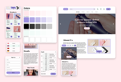 Skincare E-commerce – UI Concept ui case study