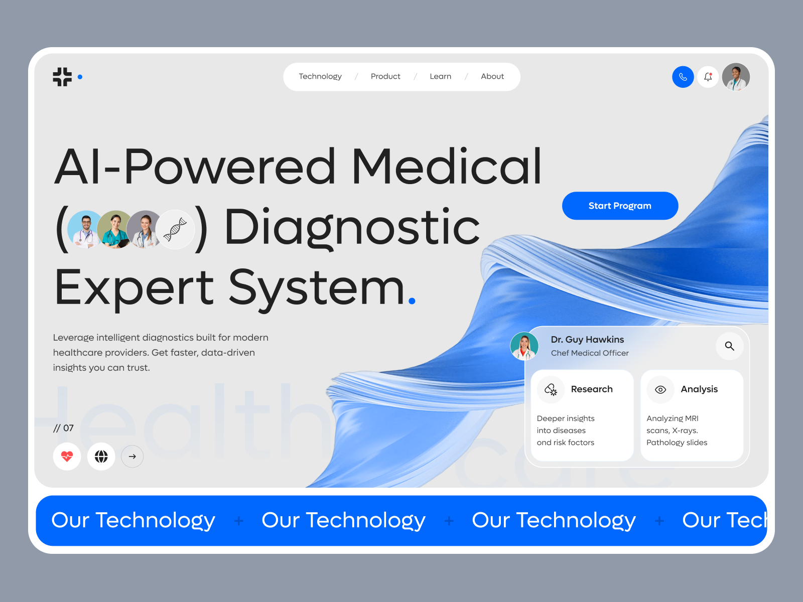 Zynergy - Healthcare Technology | Website clinic design doctor health health care healthcare hospital lab landing page medical medical care medical website medicine science ui ux web design website website design