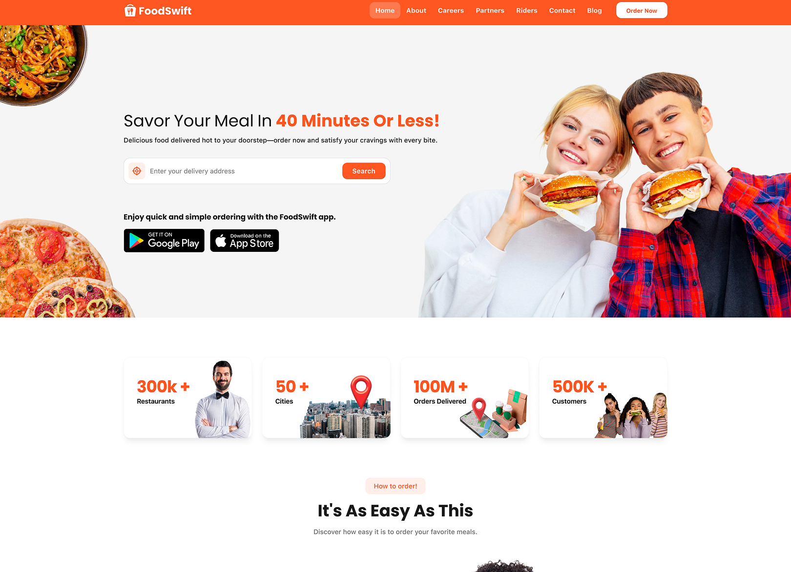 FoodSwift - Food Delivery Website 🍔🚀 appdesign appui deliveryapp deliveryservice design designinspiration fooddelivery foodordering minimalui moderndesign productdesign restaurantapp ui ui ux uiux userexperience ux webdesign