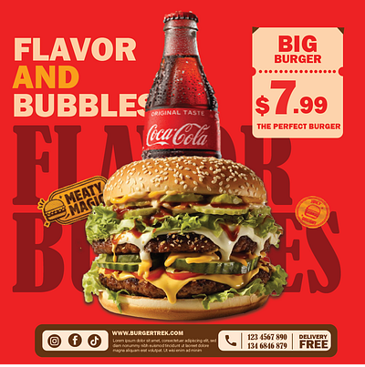 FLAVOR AND BUBBLES graphic design motion graphics