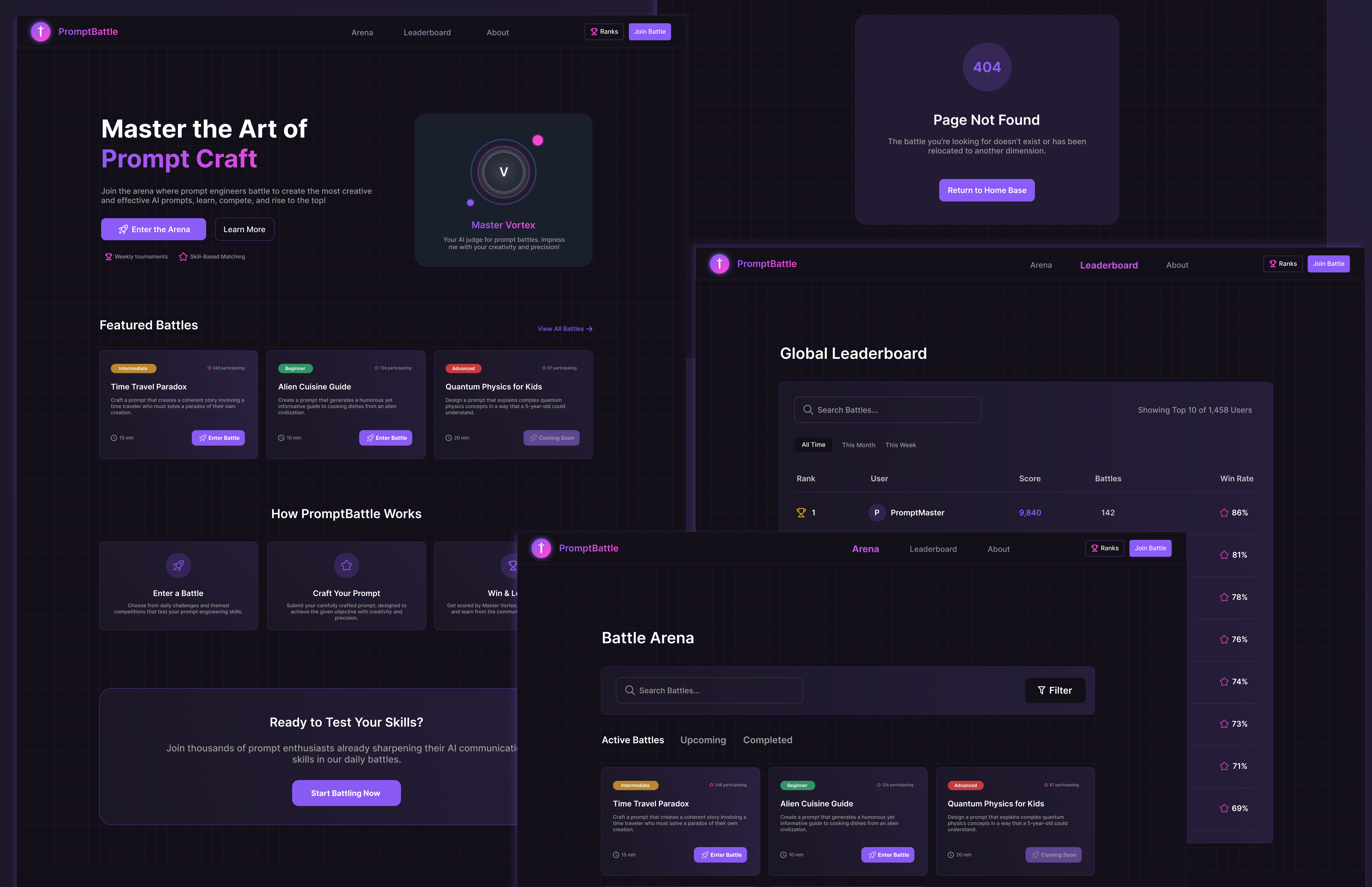 PromptBattle branding design graphic design logo typography ui ux