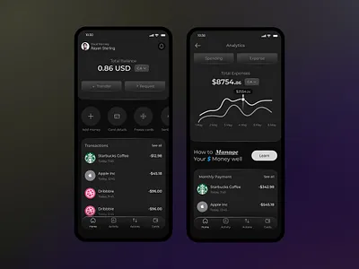 Fintech Mobile App Design app app interface best app design fintech fintech mobile app graphic design mobile mobile app design mobile app ui mobile ui mobile ui design mobile ux modern app ui ui design ui ux design