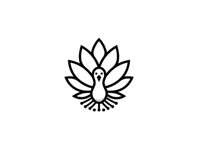 Lotus Bird Logo beauty bird cosmetic creative iconic lotus salon spa swan