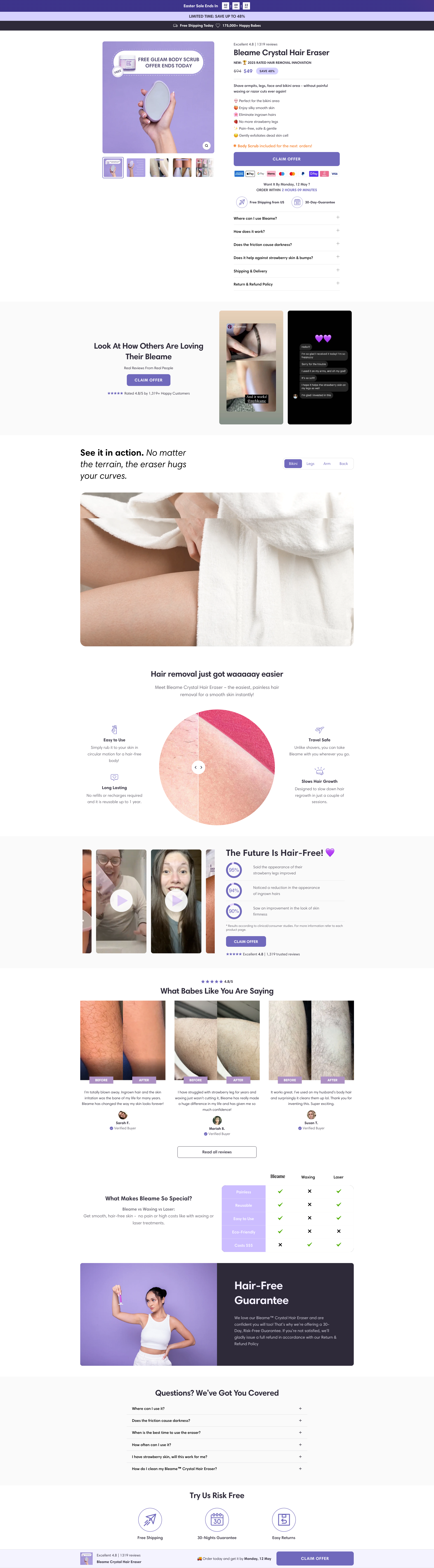 Bleame Product Page | Funnelish bleame bleame funnelish bleame product page bleame product page on funnelish bleame product page | funnelish funnelish template