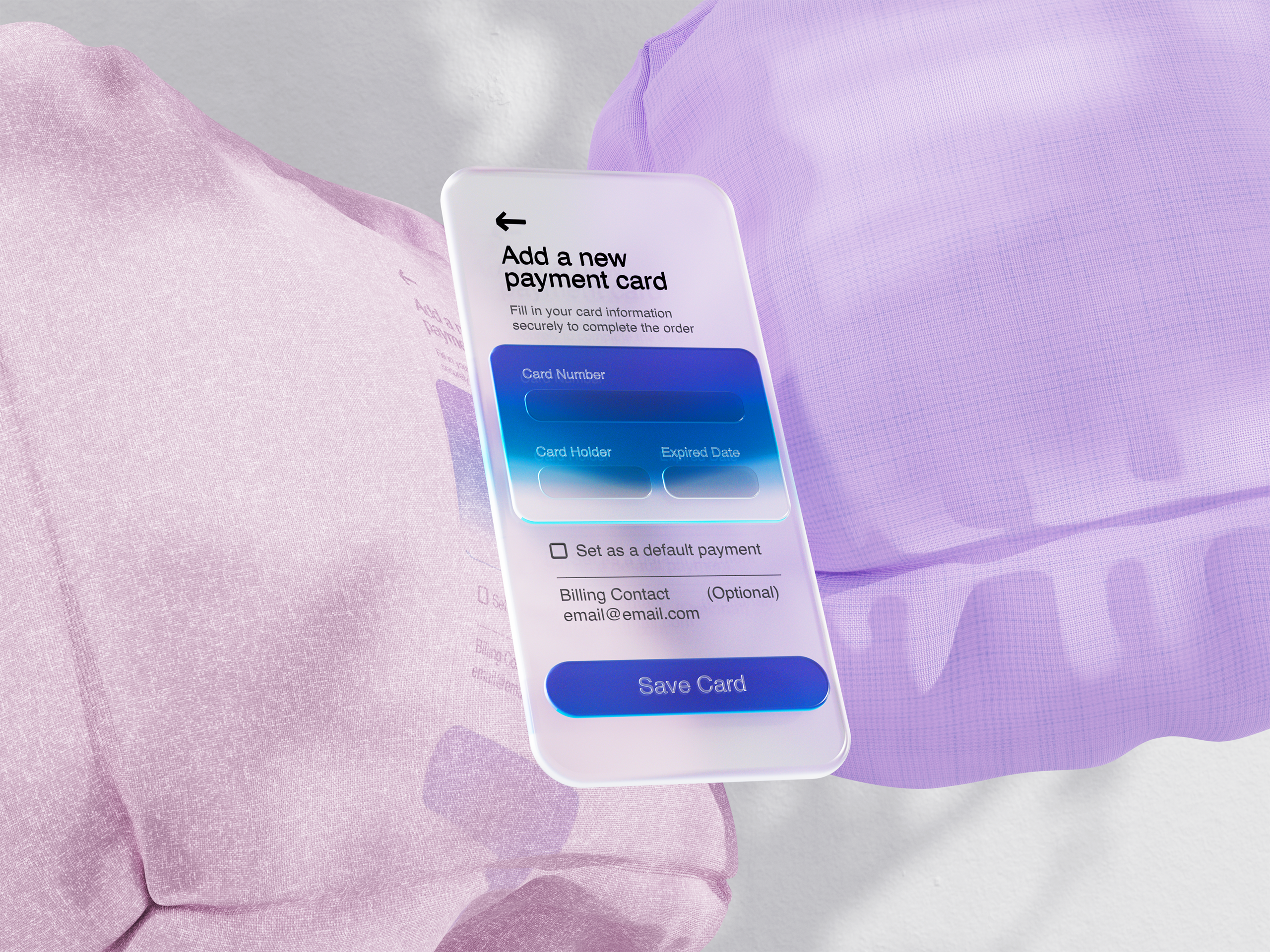 Card Checkout 3d 3d illustration balloon card checkout cinema 4d cinema4d credit card design floating glass illustration interface ui